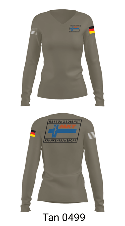 MKT Ingolstadt 59299267 Women's Long Sleeve V-neck Shirt - 77