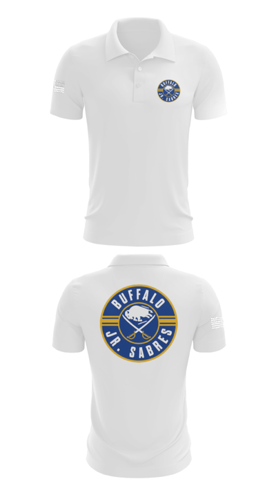 Buffalo jr sabres 58669888 Short Sleeve Performance Polo - 9