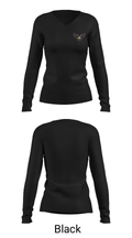 Cheney High School Tennis 93261461 Women's Long Sleeve V-neck Shirt - 13