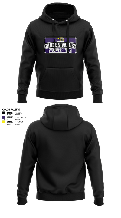 Garden Valley Wolverines 38799509 Hoodie - 3