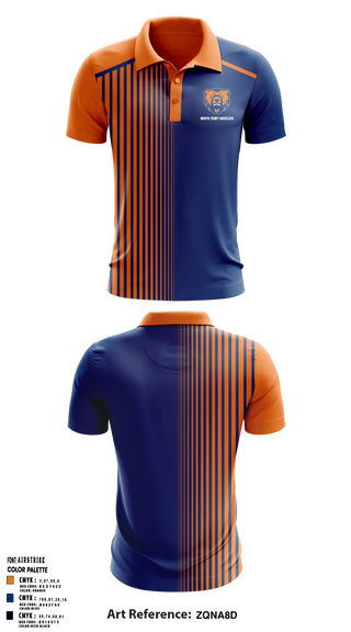 Short Sleeve Performance Polo, North Point Grizzlies, Golf, Teamtime, Team time, sublimation, custom sports apparel, team uniforms, spirit wear, spiritwear, sports uniforms, custom shirts, team store, custom team store, fundraiser sports, apparel fundraiser