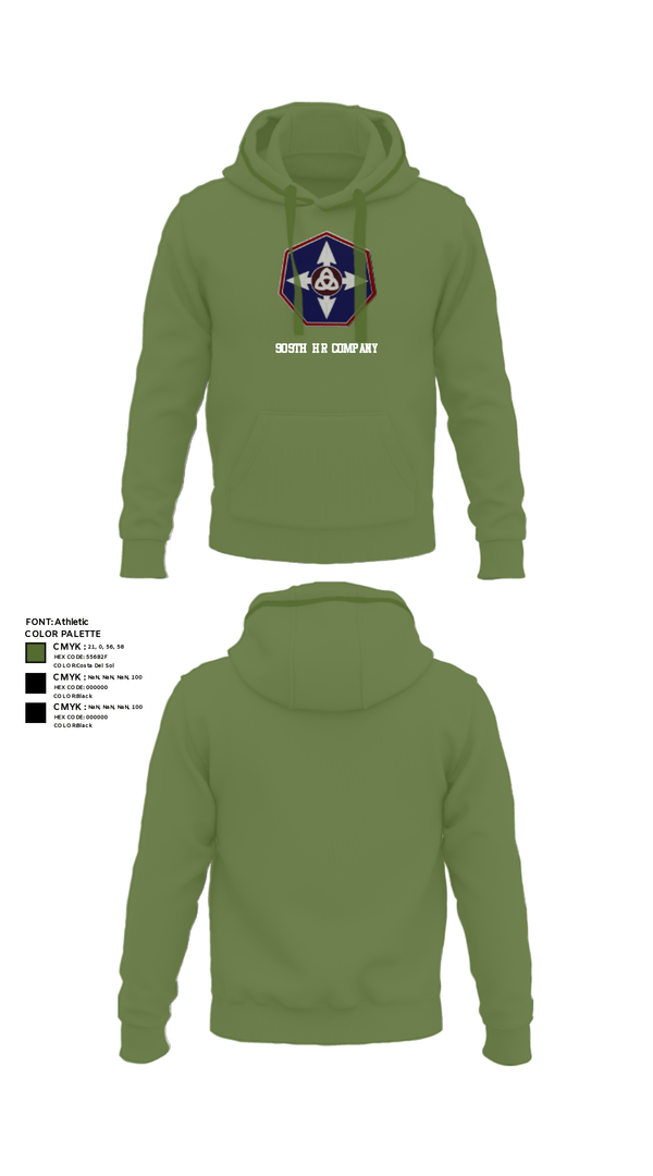 Hoodie, 909th HR Company, Army, Teamtime, Team time, sublimation, custom sports apparel, team uniforms, spirit wear, spiritwear, sports uniforms, custom shirts, team store, custom team store, fundraiser sports, apparel fundraiser