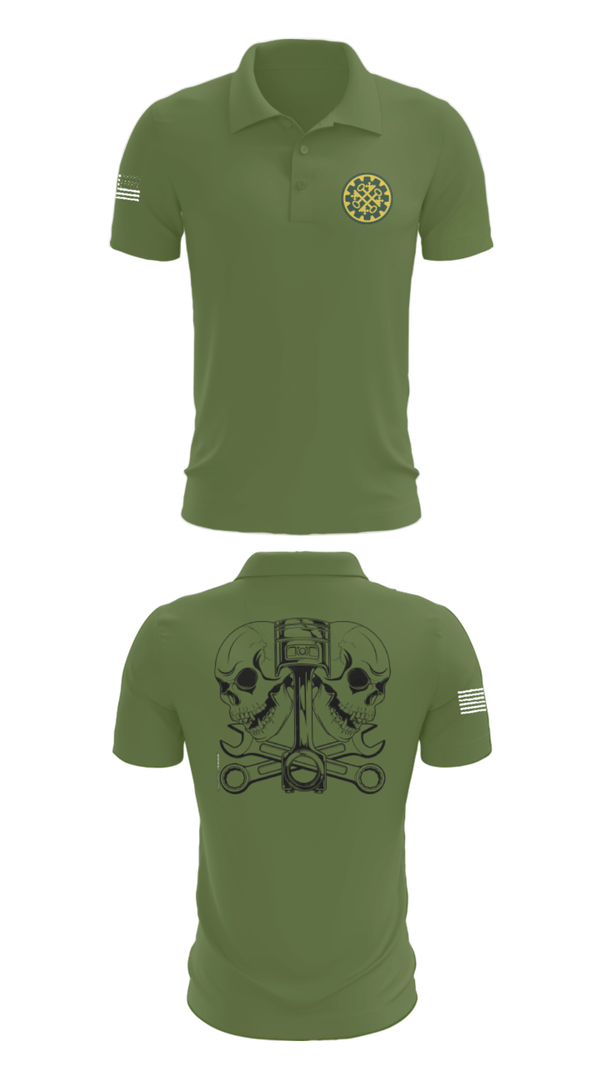Short Sleeve Performance Polo, 46th MP Co, Army, Teamtime, Team time, sublimation, custom sports apparel, team uniforms, spirit wear, spiritwear, sports uniforms, custom shirts, team store, custom team store, fundraiser sports, apparel fundraiser