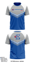 Estacado High School Cheer 9310800 Short Sleeve Performance Shirt - 42