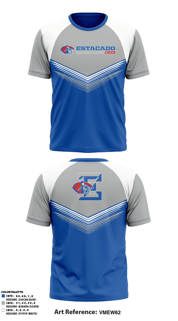 Short Sleeve Performance Shirt, Estacado High School Cheer, Cheer, Teamtime, Team time, sublimation, custom sports apparel, team uniforms, spirit wear, spiritwear, sports uniforms, custom shirts, team store, custom team store, fundraiser sports, apparel fundraiser