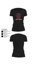 1-169th E Company 39061427 Women's Short Sleeve V-neck Shirt - 23