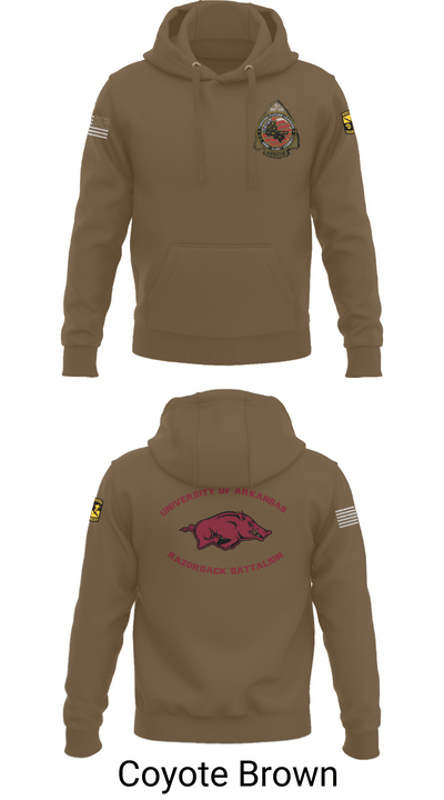 University of Arkansas Army ROTC - Razorback Battalion 15416563 Hoodie - 18