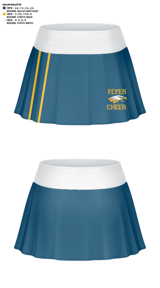 Skort, Franklin County High School Cheer, Cheer, Teamtime, Team time, sublimation, custom sports apparel, team uniforms, spirit wear, spiritwear, sports uniforms, custom shirts, team store, custom team store, fundraiser sports, apparel fundraiser