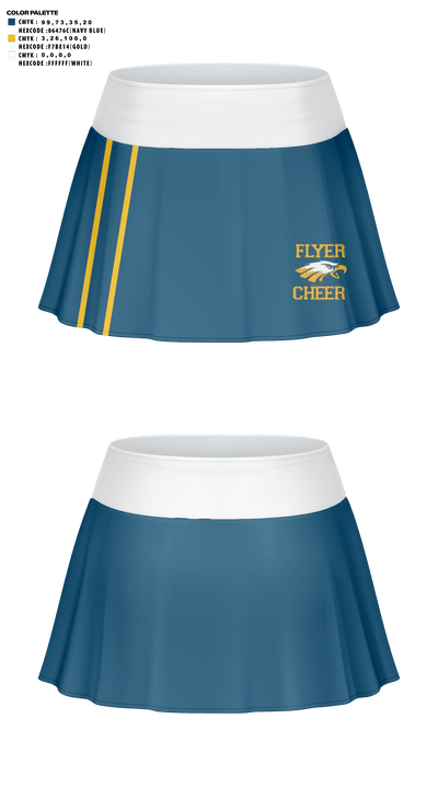 Franklin County High School Cheer 12628836 Skort - 41