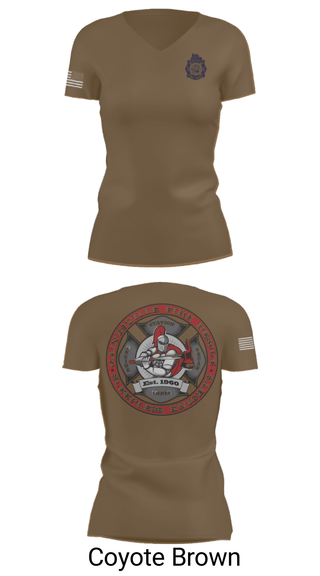 Womens Short Sleeve Vneck Shirt, GFR Station 3, Fire Department, Teamtime, Team time, sublimation, custom sports apparel, team uniforms, spirit wear, spiritwear, sports uniforms, custom shirts, team store, custom team store, fundraiser sports, apparel fundraiser