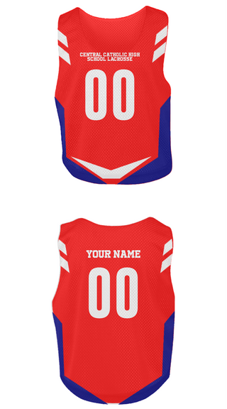 Mens Lacrosse Pinnie, Central Catholic High School Lacrosse, Men's Lacrosse, Teamtime, Team time, sublimation, custom sports apparel, team uniforms, spirit wear, spiritwear, sports uniforms, custom shirts, team store, custom team store, fundraiser sports, apparel fundraiser