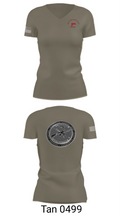 Firearms and Tactics training 60142734 Women's Short Sleeve V-neck Shirt - 65