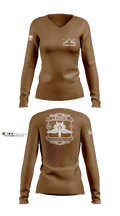 Q TROOP 2/278 ACR 39002186 Women's Long Sleeve V-neck Shirt -1 1