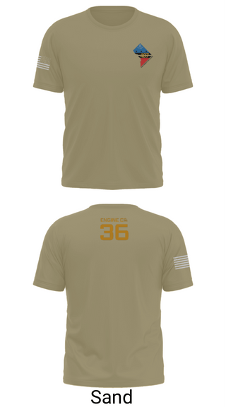 Old School Cotton Feel Shirt, Rescue Engine 56DCFD RTC407, Fire Department, Teamtime, Team time, sublimation, custom sports apparel, team uniforms, spirit wear, spiritwear, sports uniforms, custom shirts, team store, custom team store, fundraiser sports, apparel fundraiser