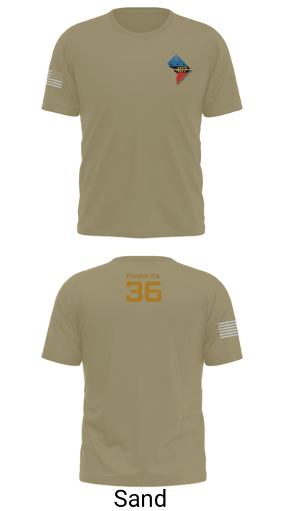 Rescue Engine 56DCFD RTC407 9148046 Old School Cotton Feel Shirt - 90