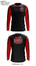 Moundridge High School Basketball 5586050 Long Sleeve Shooting Shirt - 41