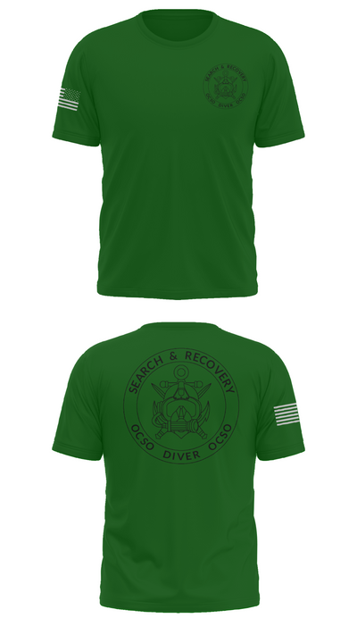 Underwater Search & Recovery Team 25630858 Old School Cotton Feel Shirt - 10