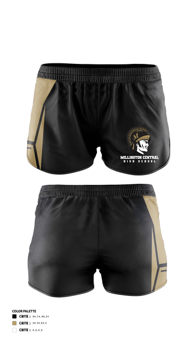 Millington Central High School Cross Country 92658171 Women's Shorts - 1