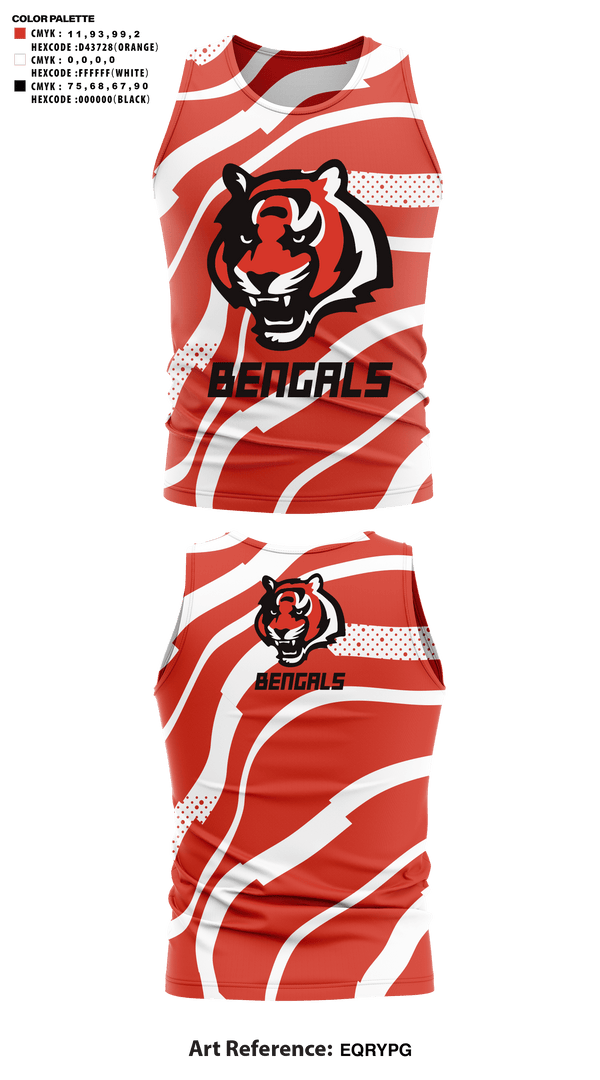 Tank Top, Bengals, , Teamtime, Team time, sublimation, custom sports apparel, team uniforms, spirit wear, spiritwear, sports uniforms, custom shirts, team store, custom team store, fundraiser sports, apparel fundraiser