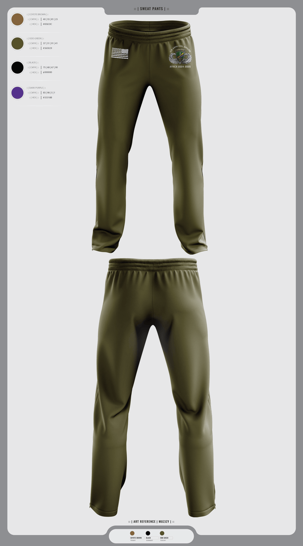 Sweatpants, 478th CA BN (A), Army, Teamtime, Team time, sublimation, custom sports apparel, team uniforms, spirit wear, spiritwear, sports uniforms, custom shirts, team store, custom team store, fundraiser sports, apparel fundraiser