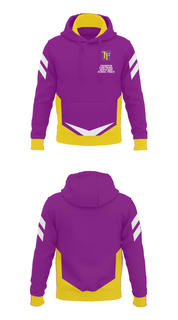 Hoodie, Thornton Fractional North High School Track, Track & Field, Teamtime, Team time, sublimation, custom sports apparel, team uniforms, spirit wear, spiritwear, sports uniforms, custom shirts, team store, custom team store, fundraiser sports, apparel fundraiser