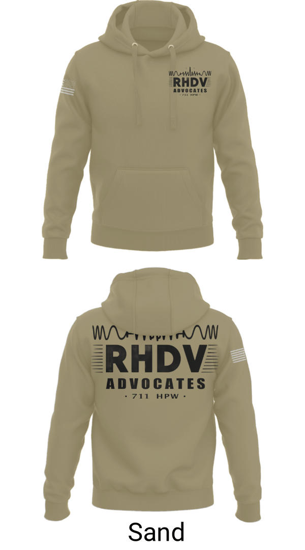Hoodie, 711 HPW/RHDV, Army, Teamtime, Team time, sublimation, custom sports apparel, team uniforms, spirit wear, spiritwear, sports uniforms, custom shirts, team store, custom team store, fundraiser sports, apparel fundraiser