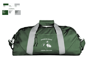Duffle Bag, Nathan Hale High School Cross Country, Cross Country, Teamtime, Team time, sublimation, custom sports apparel, team uniforms, spirit wear, spiritwear, sports uniforms, custom shirts, team store, custom team store, fundraiser sports, apparel fundraiser
