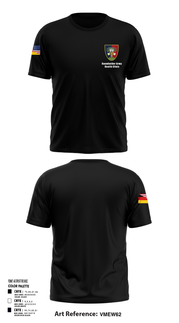 Short Sleeve Performance Shirt, U.S. Army Health Clinic - Baumholder, Army, Teamtime, Team time, sublimation, custom sports apparel, team uniforms, spirit wear, spiritwear, sports uniforms, custom shirts, team store, custom team store, fundraiser sports, apparel fundraiser