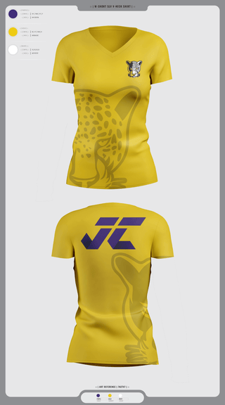 Womens Short Sleeve Vneck Shirt, Jacksonville College Cross Country, Cross Country, Teamtime, Team time, sublimation, custom sports apparel, team uniforms, spirit wear, spiritwear, sports uniforms, custom shirts, team store, custom team store, fundraiser sports, apparel fundraiser