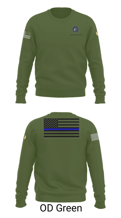 NAVAL SUPPORT ACTIVITY BETHESDA SECURITY FORCES 28838405 Crew Neck Sweatshirt - 43