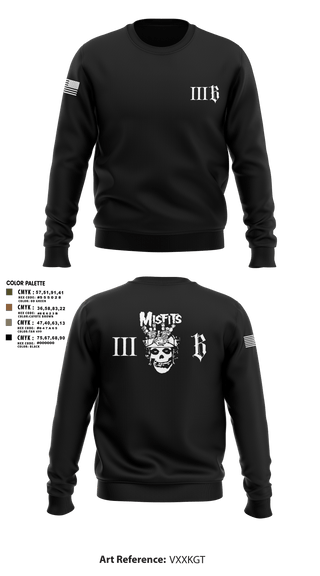 Crew Neck Sweatshirt, 3B 1-325 AIR, 2BCT, 82ND ABN DIV, Army, Teamtime, Team time, sublimation, custom sports apparel, team uniforms, spirit wear, spiritwear, sports uniforms, custom shirts, team store, custom team store, fundraiser sports, apparel fundraiser