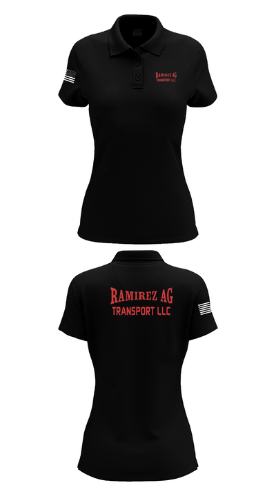 Ramirez Ag Transport llc 10846146 Women's Short Sleeve Performance Polo  - 36