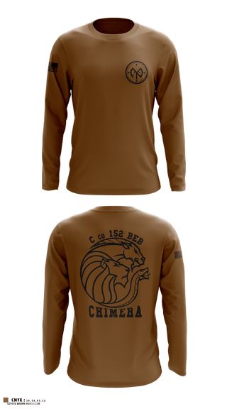 Long Sleeve Performance Shirt, C co 152 BEB, National Guard, Teamtime, Team time, sublimation, custom sports apparel, team uniforms, spirit wear, spiritwear, sports uniforms, custom shirts, team store, custom team store, fundraiser sports, apparel fundraiser