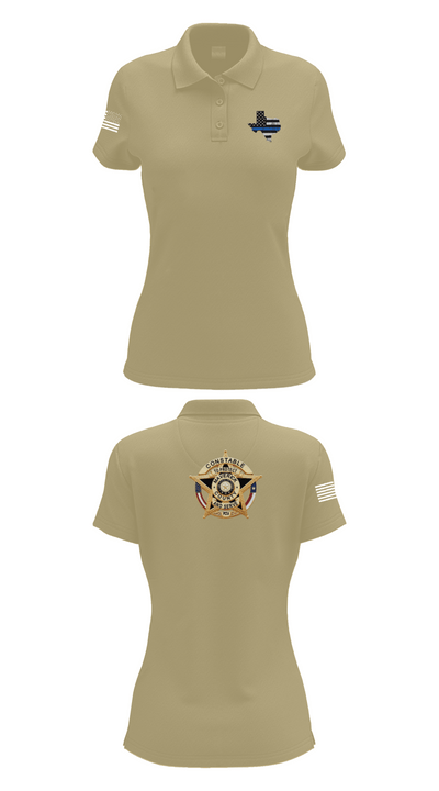 Maverick County Constable PCT 4 23255361 Women's Short Sleeve Performance Polo  - 90