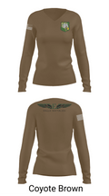EASTERN MICHIGAN UNIVERSITY ROTC 943753 Women's Long Sleeve V-neck Shirt - 17