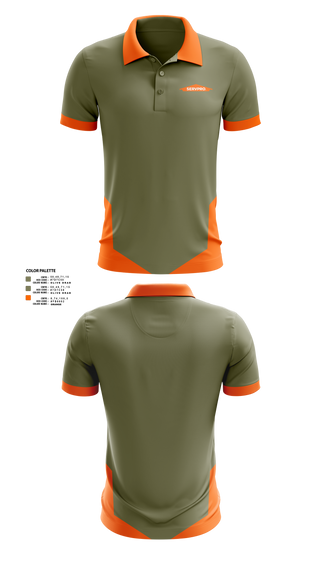 Short Sleeve Performance Polo, Servpro, , Teamtime, Team time, sublimation, custom sports apparel, team uniforms, spirit wear, spiritwear, sports uniforms, custom shirts, team store, custom team store, fundraiser sports, apparel fundraiser