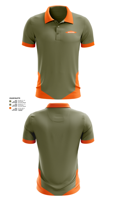 Servpro 16100248 Short Sleeve Performance Polo - 1