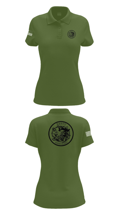USS MAKIN ISLAND 57574160 Women's Short Sleeve Performance Polo  - 52