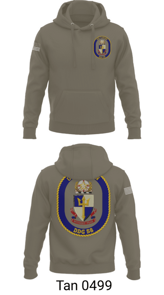 Hoodie, USS LABOON - DDG 58, Navy, Teamtime, Team time, sublimation, custom sports apparel, team uniforms, spirit wear, spiritwear, sports uniforms, custom shirts, team store, custom team store, fundraiser sports, apparel fundraiser