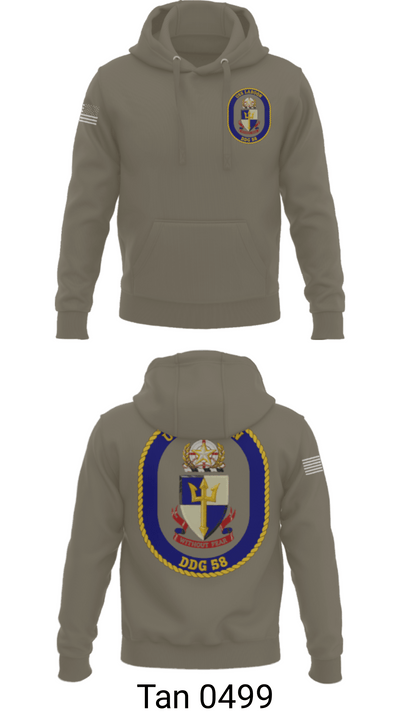 USS LABOON - DDG 58 14402394 Hoodie - 74