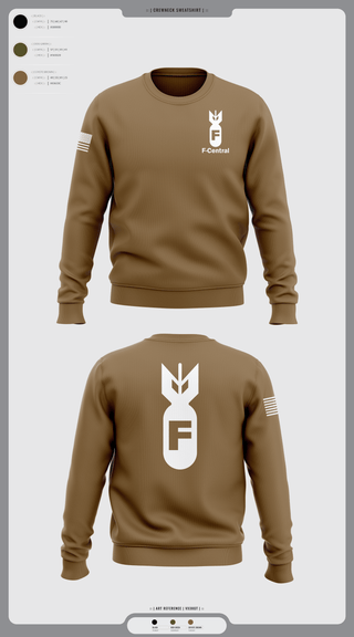 Crew Neck Sweatshirt, F Central, Police, Teamtime, Team time, sublimation, custom sports apparel, team uniforms, spirit wear, spiritwear, sports uniforms, custom shirts, team store, custom team store, fundraiser sports, apparel fundraiser