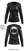 Terra 343 90454579 Women's Long Sleeve V-neck Shirt - 3