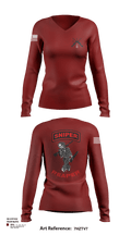 undefined Women's Long Sleeve V-neck Shirt - 120