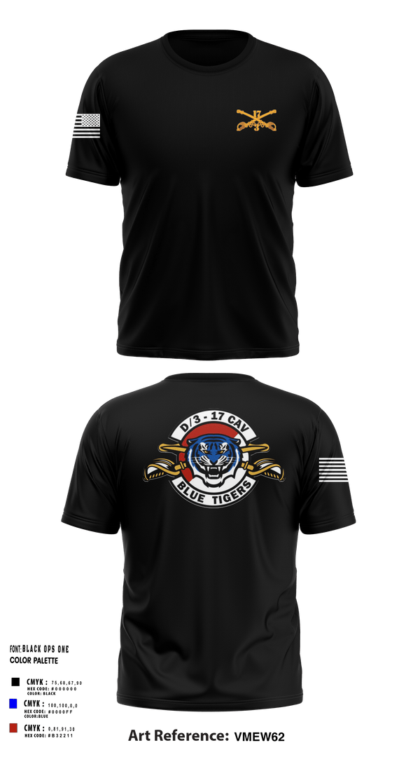 Short Sleeve Performance Shirt, Delta Troop 3-17 CAV, , Teamtime, Team time, sublimation, custom sports apparel, team uniforms, spirit wear, spiritwear, sports uniforms, custom shirts, team store, custom team store, fundraiser sports, apparel fundraiser