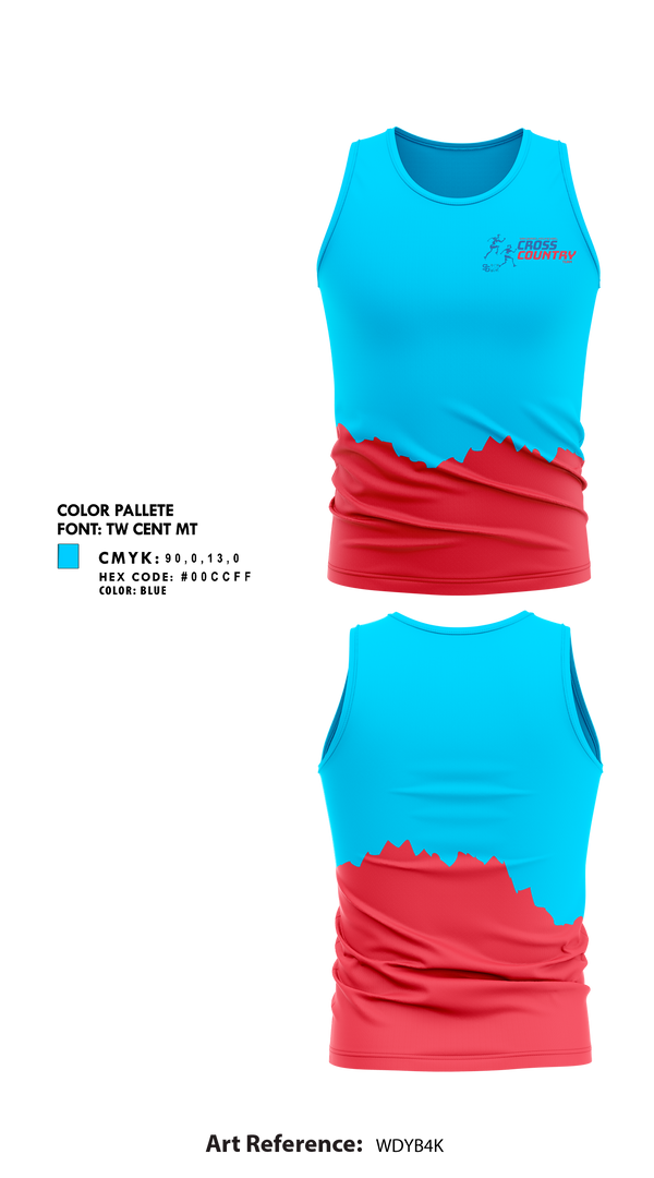Tank Top, San Gabriel Matadors, Cross Country, Teamtime, Team time, sublimation, custom sports apparel, team uniforms, spirit wear, spiritwear, sports uniforms, custom shirts, team store, custom team store, fundraiser sports, apparel fundraiser