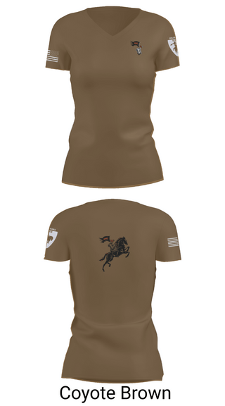 Womens Short Sleeve Vneck Shirt, Oklahoma State University Ranger Challenge, Army, Teamtime, Team time, sublimation, custom sports apparel, team uniforms, spirit wear, spiritwear, sports uniforms, custom shirts, team store, custom team store, fundraiser sports, apparel fundraiser