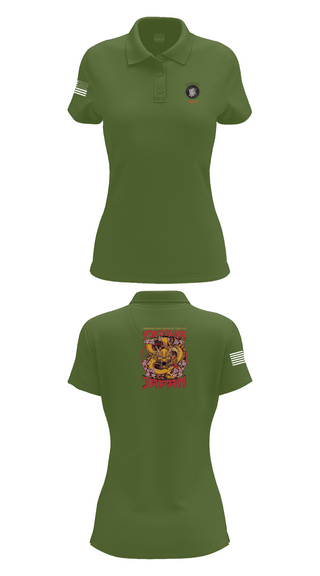 Womens Short Sleeve Performance Polo, Transactional Service Center Yokosuka, Navy, Teamtime, Team time, sublimation, custom sports apparel, team uniforms, spirit wear, spiritwear, sports uniforms, custom shirts, team store, custom team store, fundraiser sports, apparel fundraiser