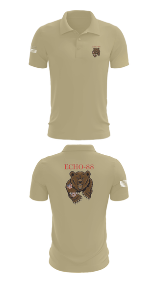 Short Sleeve Performance Polo, ECHO-88, , Teamtime, Team time, sublimation, custom sports apparel, team uniforms, spirit wear, spiritwear, sports uniforms, custom shirts, team store, custom team store, fundraiser sports, apparel fundraiser