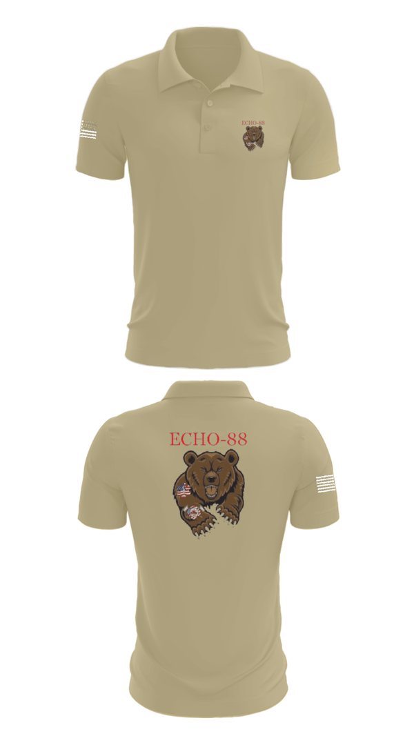 Short Sleeve Performance Polo, ECHO-88, , Teamtime, Team time, sublimation, custom sports apparel, team uniforms, spirit wear, spiritwear, sports uniforms, custom shirts, team store, custom team store, fundraiser sports, apparel fundraiser