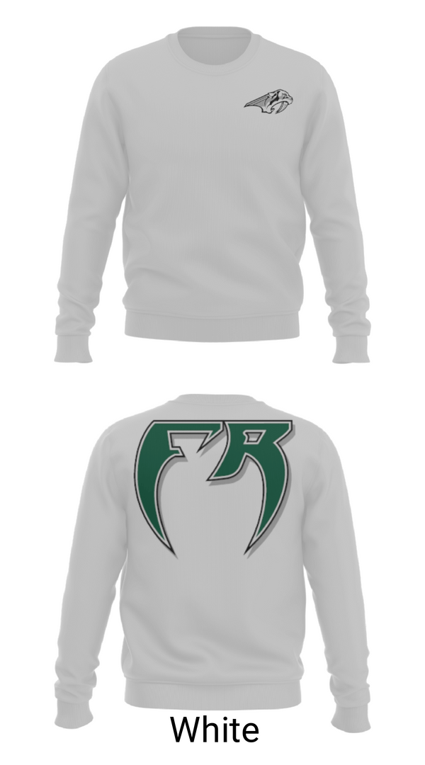 Crew Neck Sweatshirt, Fossil Ridge High School Baseball, Baseball, Teamtime, Team time, sublimation, custom sports apparel, team uniforms, spirit wear, spiritwear, sports uniforms, custom shirts, team store, custom team store, fundraiser sports, apparel fundraiser